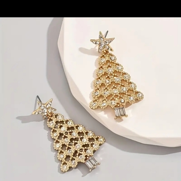 BRAND NEW BEAUTIFUL CHRISTMAS EARRINGS - Picture 2 of 3